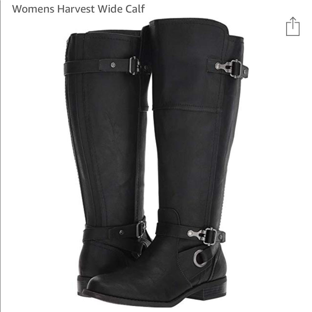 Guess Size 7 Wide Calf Boots